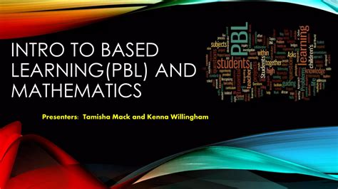 project based learning in mathematics pdf notes