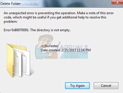Project Directory Is Not Empty