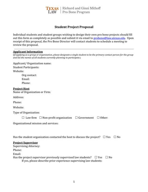 project duration in project proposal example for students