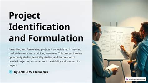 List Of Project Identification And Formulation Trending