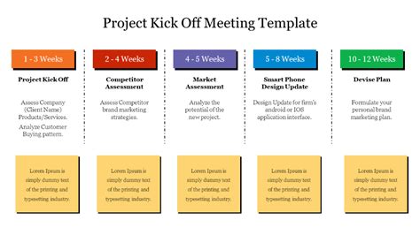 project kick off example