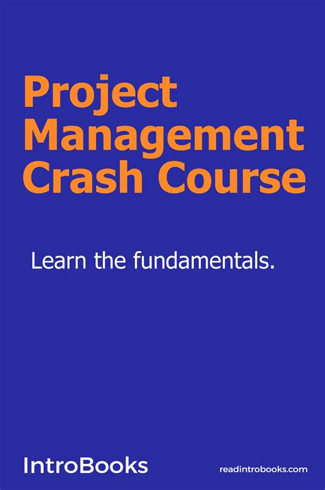 project management crash course pdf
