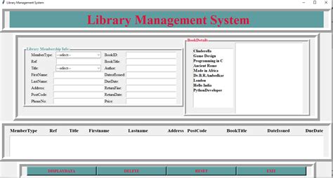 Project Management Library Examples