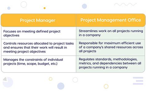 Project Management Office Vs Project Manager