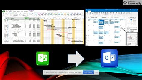 project management outlook integration