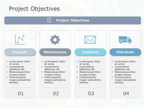 project objective slide template