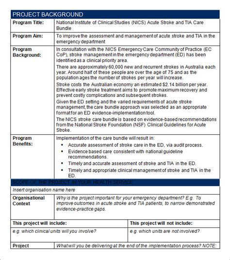 project planning document example pdf
