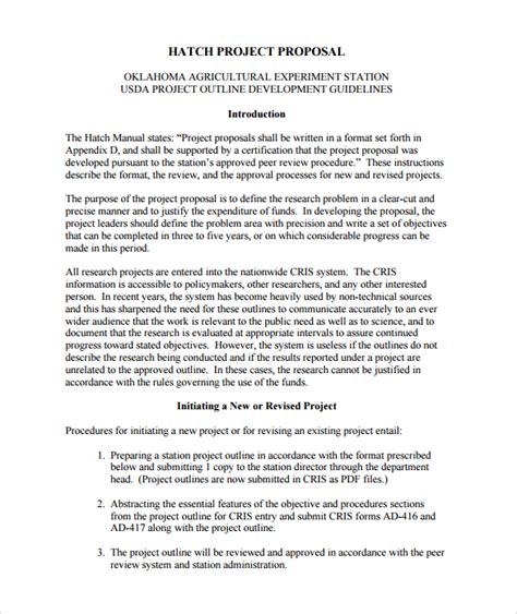 project proposal introduction template