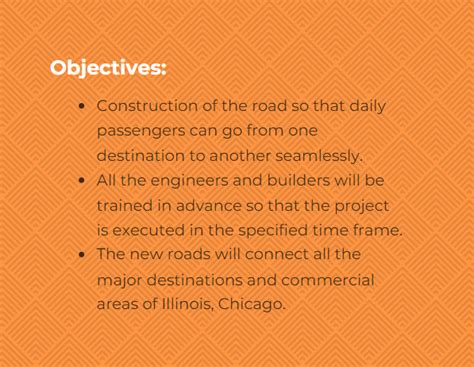 project proposal objectives examples