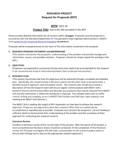 project proposal problem statement example