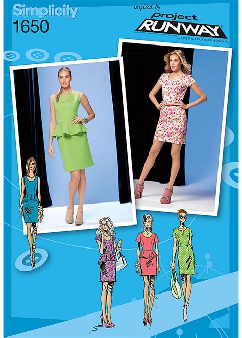 Patron De Couture Simplicity 7178 - Robe De Soirée Courte Chic - Taille 32 à 48 - Occasion, Non Découpé