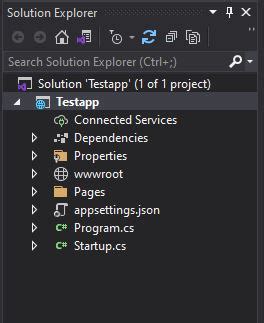 Project Structure .Net Core