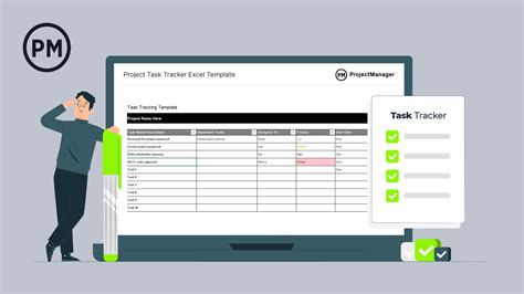 Project Task Tracker Excel Template Free