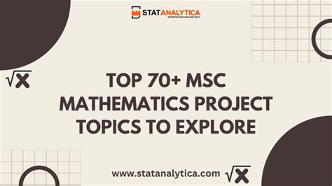 project topics for msc statistics students