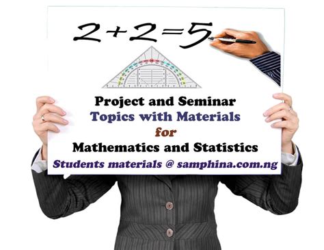 project topics in mathematics and statistics