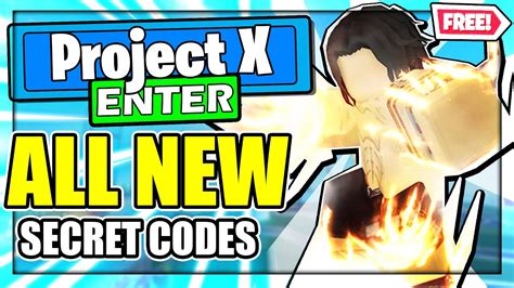 Project X Codes Roblox 2021