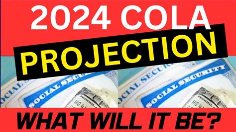 projected cola increase 2024