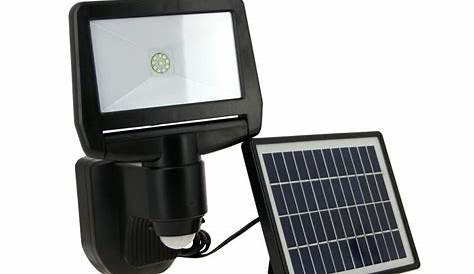 Projecteur LED solaire détecteur de mouvement 1 spot rond
