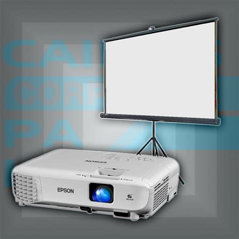 projector and projection screen combo