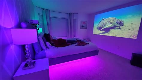 Galaxy Projector™ Room inspiration bedroom, Neon bedroom