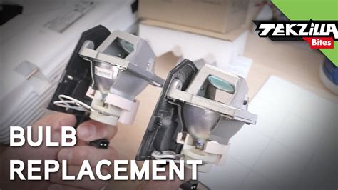 Projector Bulb Replacement Instructions