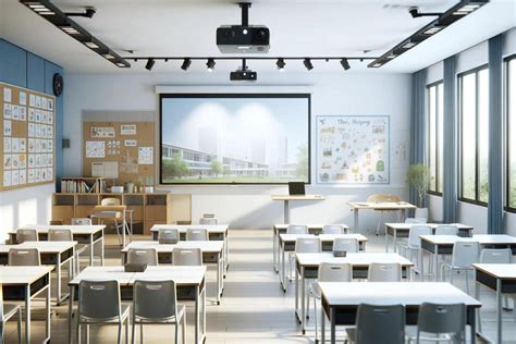 Projector In The Classroom