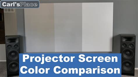 projector screen color code