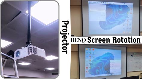 Projector Screen Display Upside Down