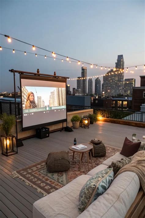 Projector Screen In Roof
