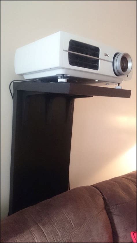 projector stand behind couch