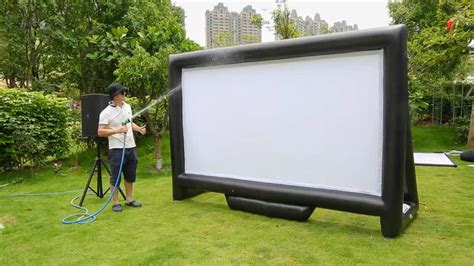 Inflatable Projector Screen Outdoor Projector Movie Screen — KHOMO GEAR