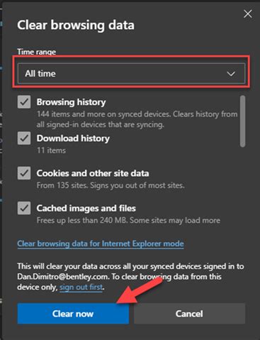 Projectwise Clear Cache