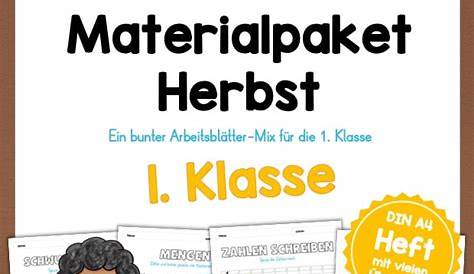 Herbstliches Mathe-Miniheft | FREEBIE | Klasse 1/2