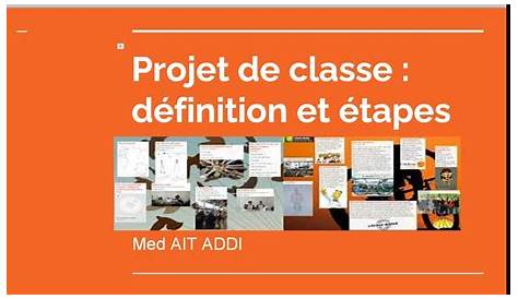 Projet De Classe Exemple s Pedagogiques