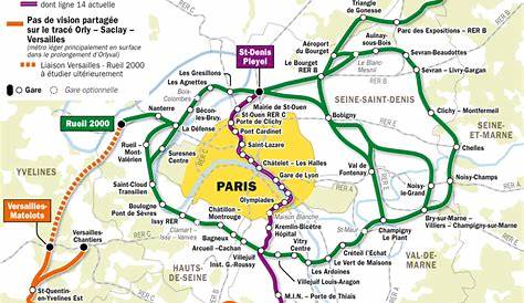 Projet Metro Grand Paris Trace Express La Ligne SaintDenis Champigny