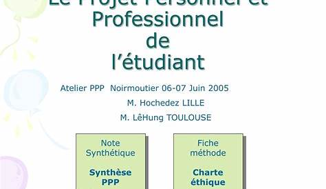 Projet Professionnel Et Personnel De Letudiant Exemple Presentation En 5 Minutes