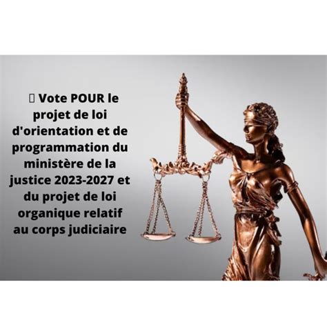 projet de loi justice 2023 2027