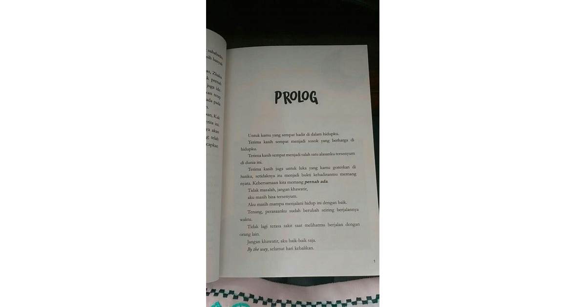 Prolog Novel Indonesia