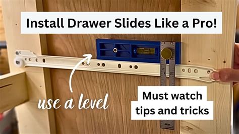 Promark Drawer Slides Instructions
