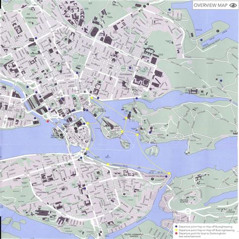 Karta över Centrala Stockholm Karta
