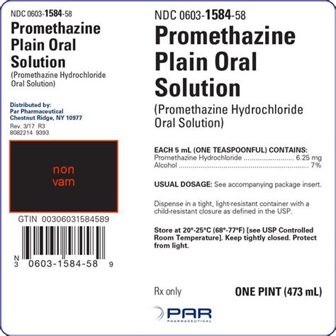 Understanding Promethazine Hydrochloride Oral Solution: Uses, Side Effects, and Precautions
