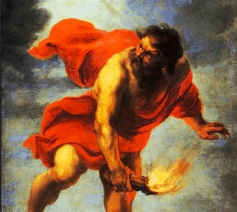 prometheus gave fire to man