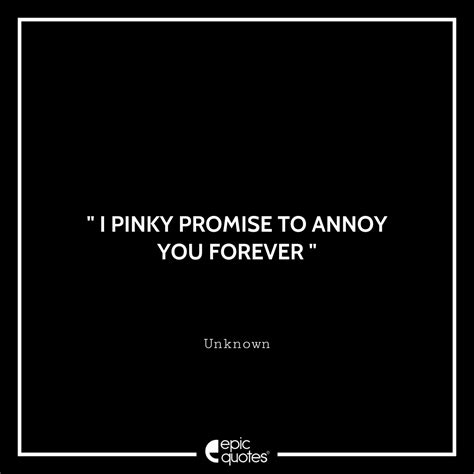 Promise to Annoy