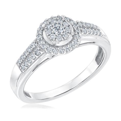 promise rings real diamond