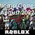 promo code roblox august 2022 rick