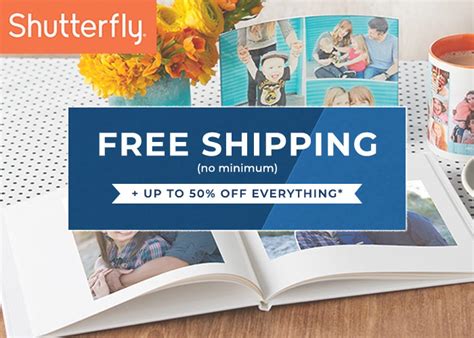 Promo Codes For Free Shipping On Shutterfly Orders