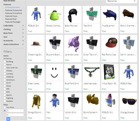 The Best Free Items On The Roblox Catalog