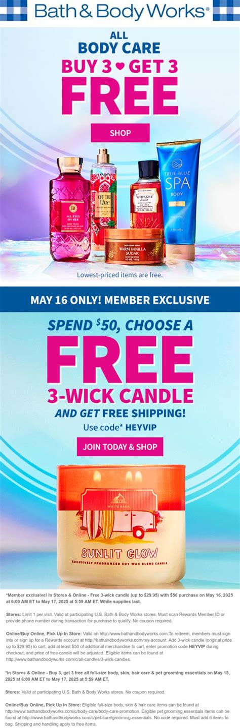 Promo Code For Bath Body Works