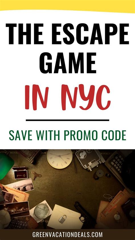 Promo Code For Escape Game