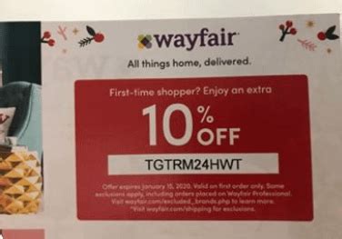 Promo Code For First Time Wayfair